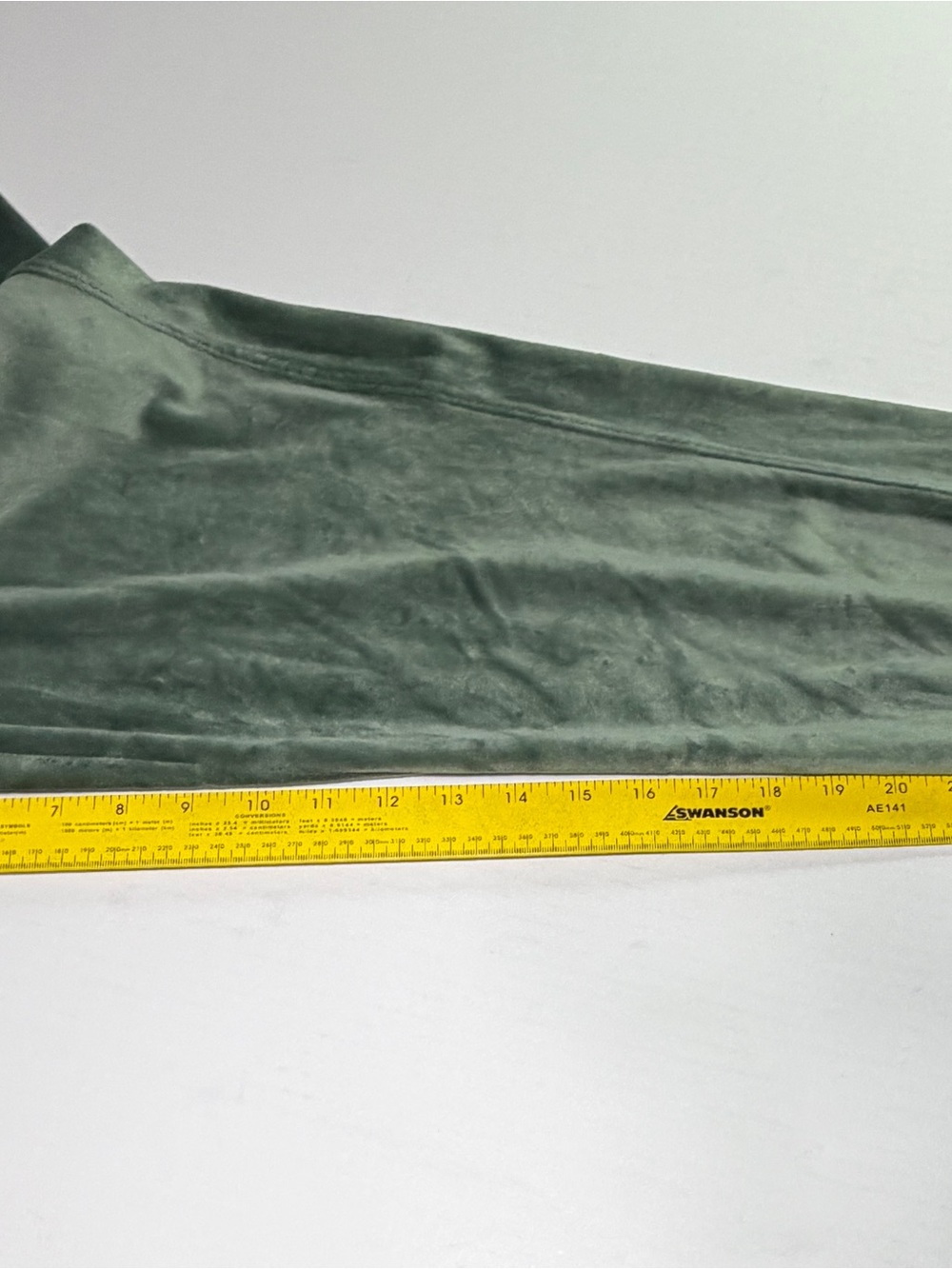 Yogalicious Lux Double Butter Hannah Velvet Velour Joggers in Sage Green Medium - Picture 8 of 9